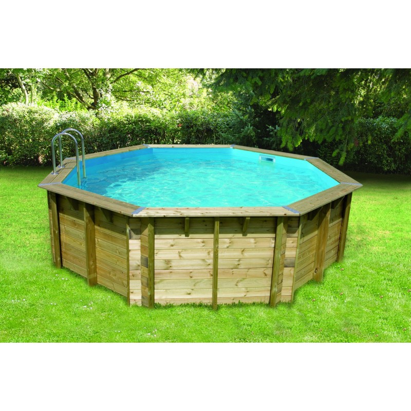 Piscine Ronde Ocea 430x120 liner bleu