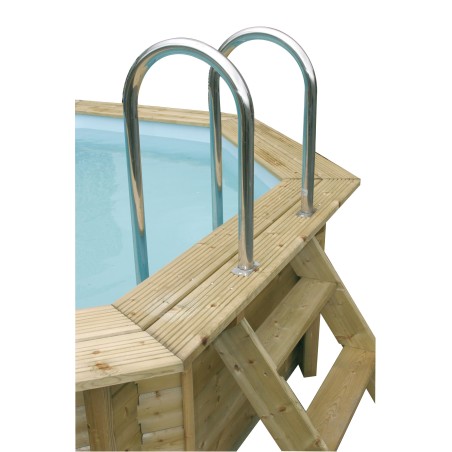 Piscine Ronde Ocea 430x120 liner bleu