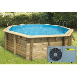 Piscine Azura 510x120 liner bleu + Robot