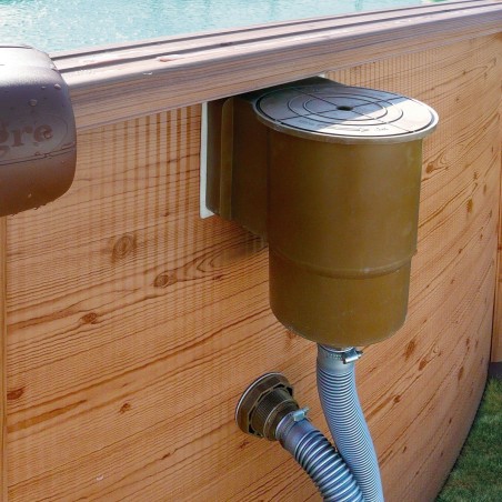 Piscine hors sol acier aspect bois 240 x 120 Piscine hors sol acier aspect bois 240 x 120