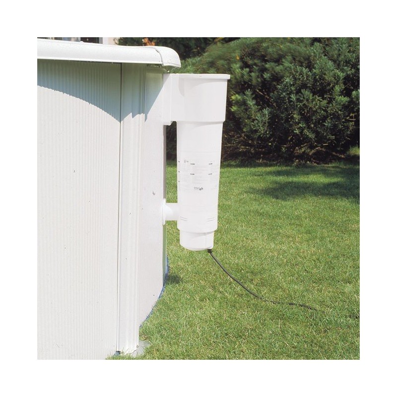 Piscine hors sol acier blanc 300 x 120