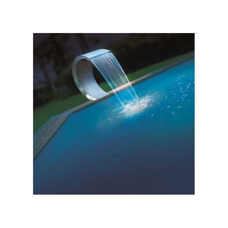 Cascade piscine Mamba LED