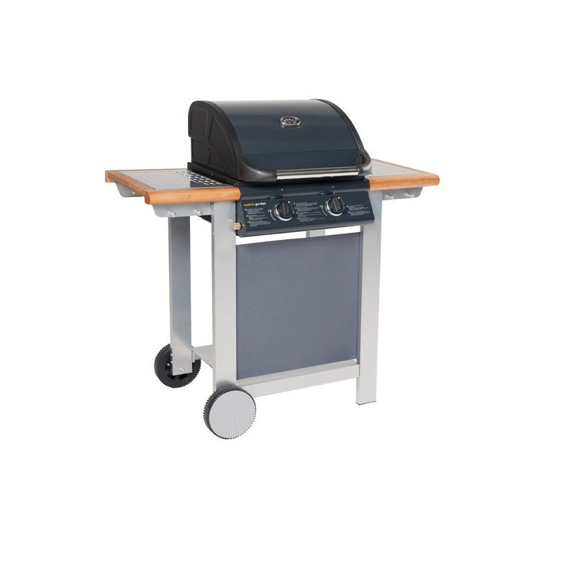 Barbecue gaz Fiesta 2 sur chariot