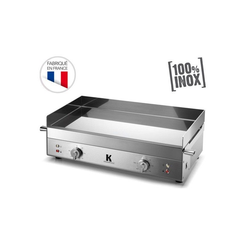 Plancha gaz K double 2 brûleurs de 2.25 kW - GGCIN2AA