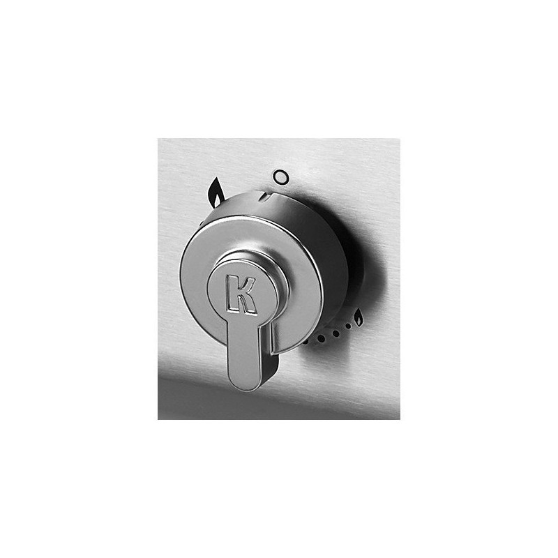 Plancha gaz K double 2 brûleurs de 2.25 kW - GGCIN2AA