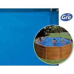 Liner bleu Ø 5,5 x 1,20 m Gre Pool pour piscine ronde