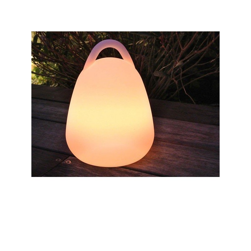 Baladeuse LED lumineuse multicolore 18 x 18 x 25 cm sur batterie