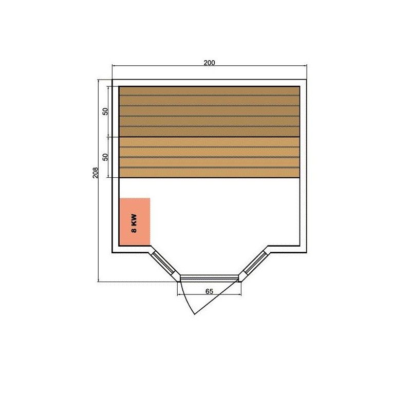 Sauna à vapeur Zen – 5 places