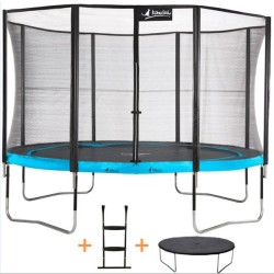 Trampoline Punchi Atoll 430 - Ø 4,30 m, échelle et couverture