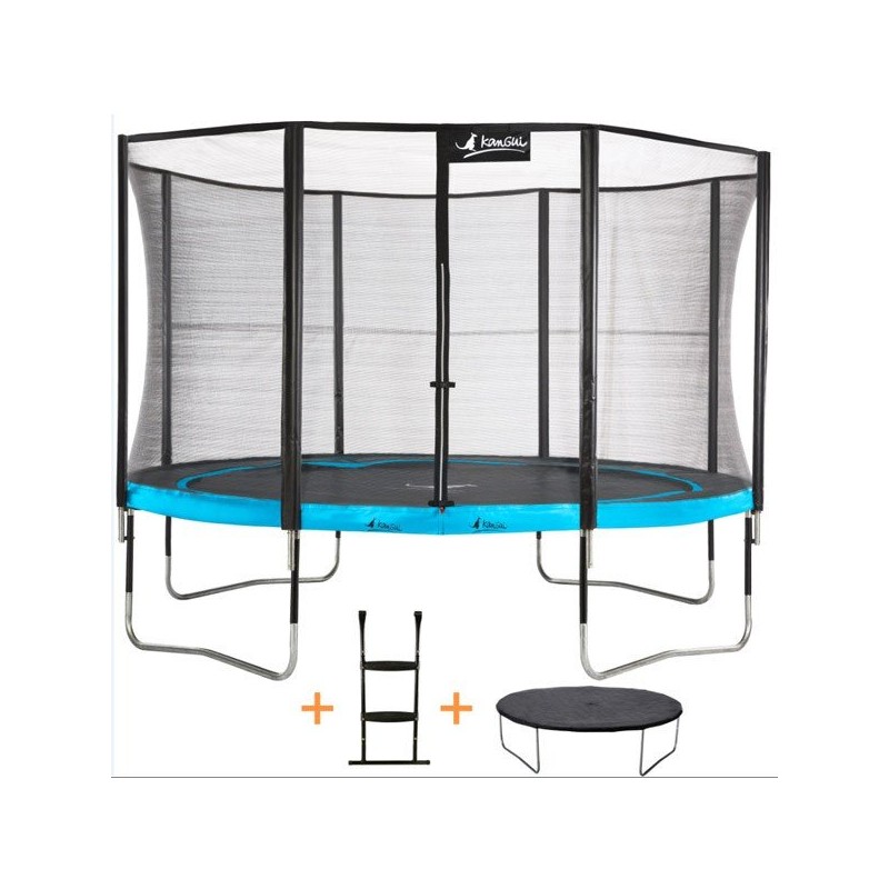 Trampoline Punchi Atoll 430 - Ø 4,30 m, échelle et couverture