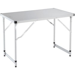 Table en aluminium 100x60