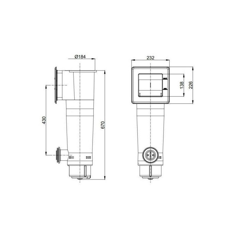 Skimmer motorisé Gre AR125