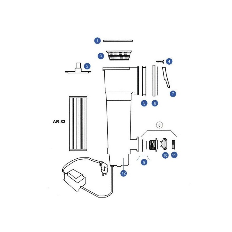 Skimmer motorisé Gre AR125