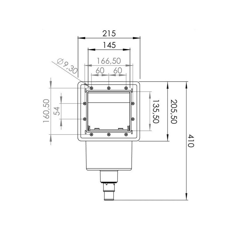 Skimmer standard et buse de refoulement AR100