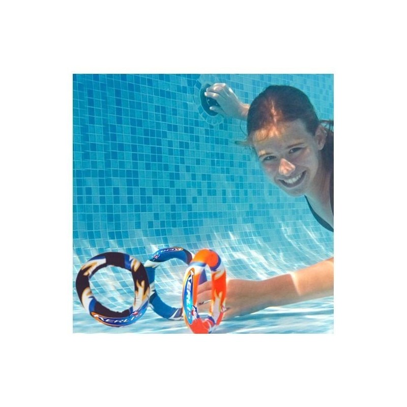 3 anneaux lestés piscine