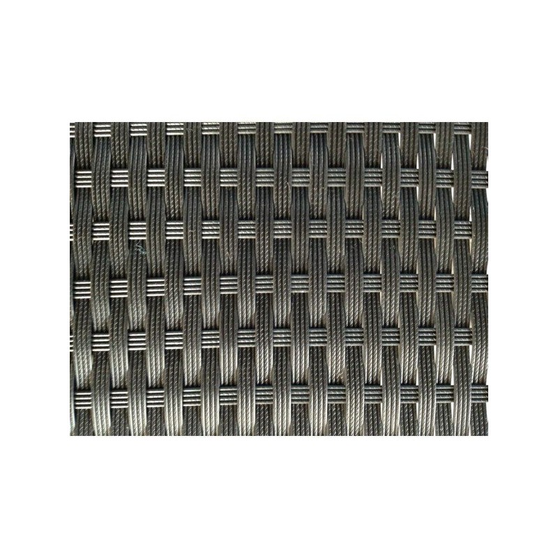 Salon de jardin Seychelles résine tressée noire