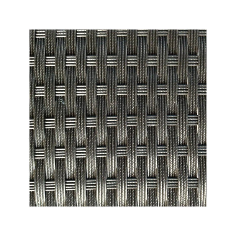 Salon de jardin Moorea résine tressée noire