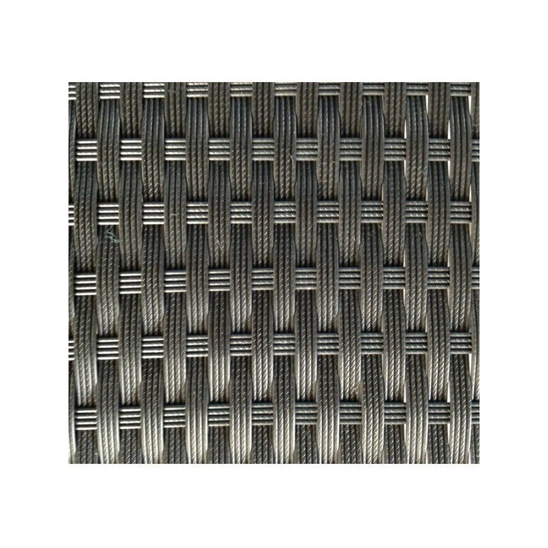 Canapé d'angle Wallis en résine tressée