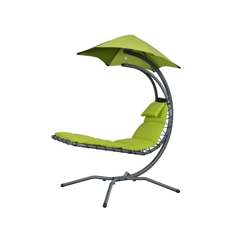 Chaise longue Nest Move Verte Bains de soleil, transats