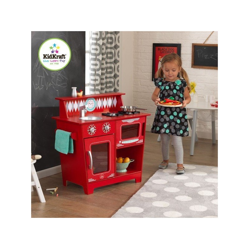 Cuisine enfant classique rouge Kidkarft