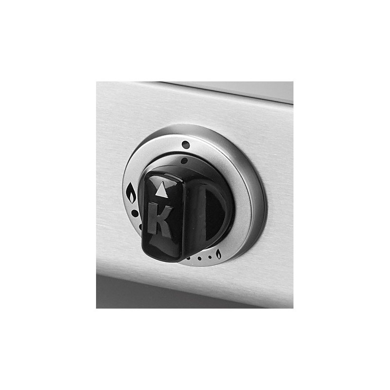 Plancha électrique Design double 2 brûleurs de 1.8 kW - GECIG2AO