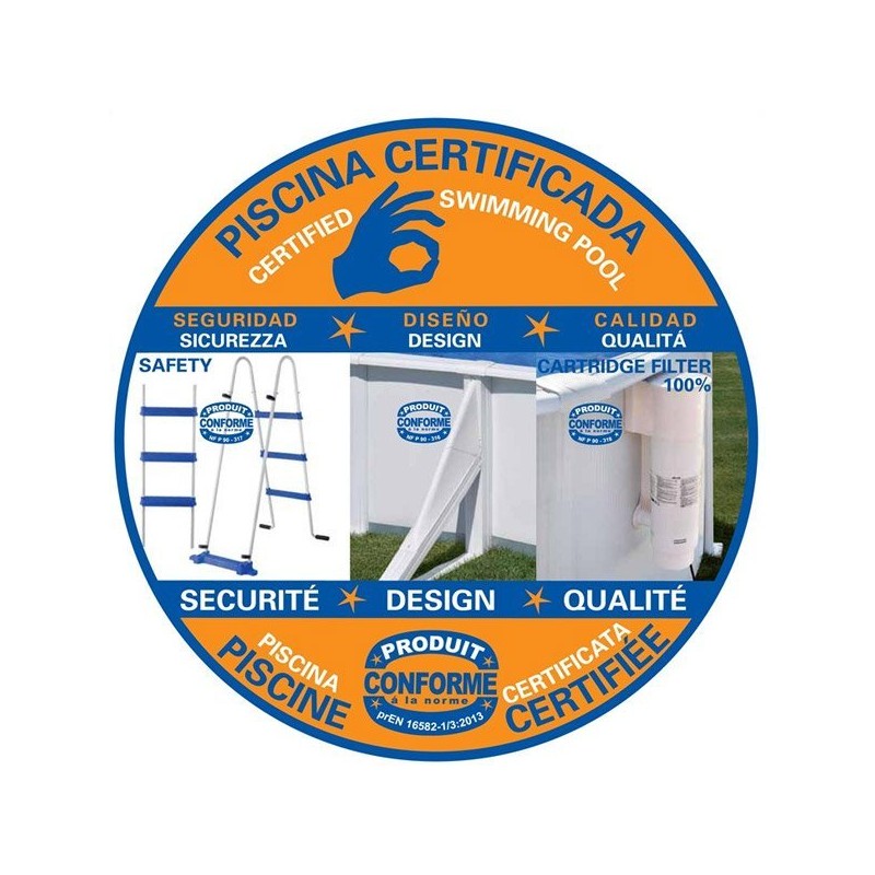 Piscine hors sol acier Bora Bora 500x300x120cm