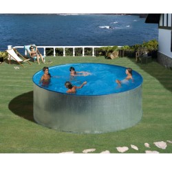 Piscine hors sol acier ronde Tenerife filtration cartouche