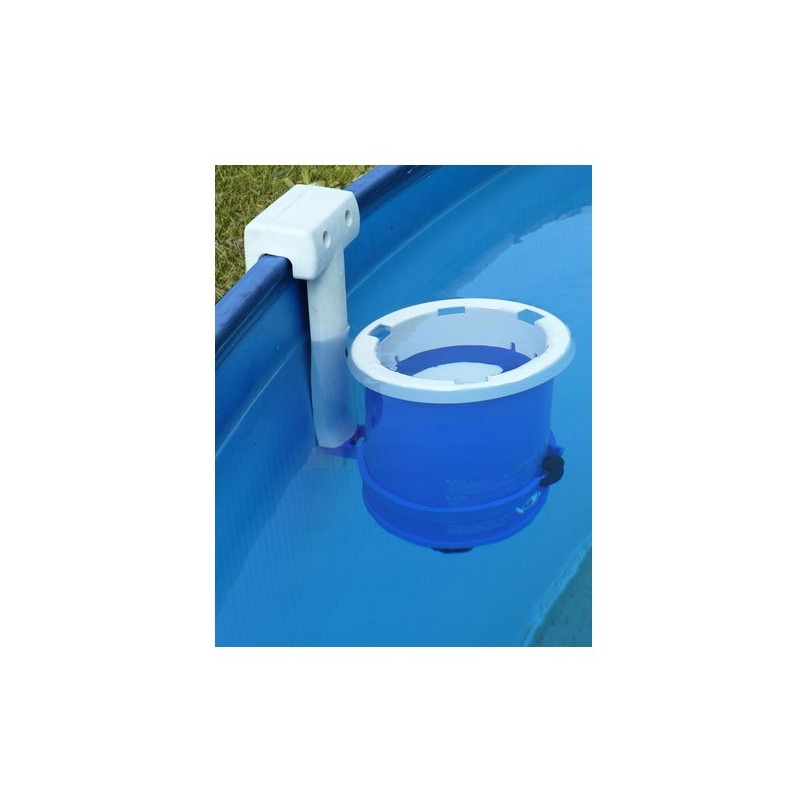 Piscine hors sol acier ronde Lanzarote filtration cartouche