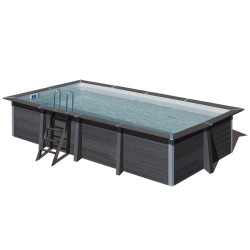 Piscine hors sol rectangle en composite