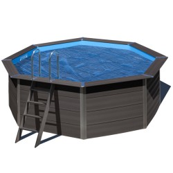 Bache à bulles pour piscine octogonale 410cm