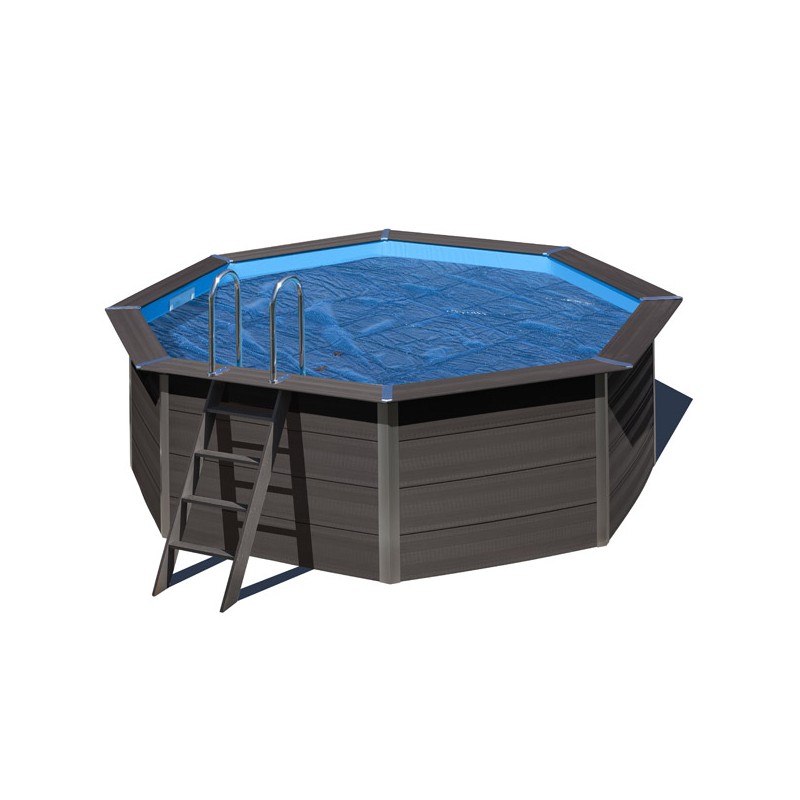 Bache à bulles pour piscine octogonale 410cm