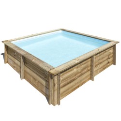 Piscine bois City 2,25 x 2,25 x H.0,68m