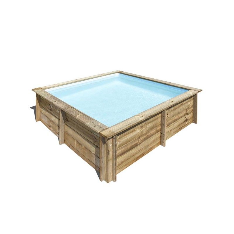 Piscine bois City 2,25 x 2,25 x H.0,68m