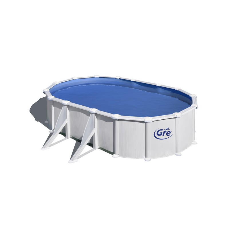 Piscine ovale acier Atlantis 6,34 x 3,99 x 1,32m