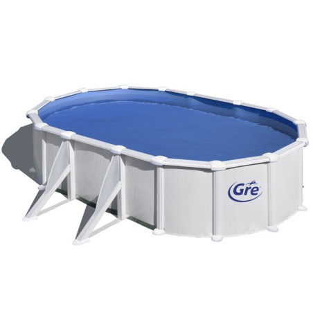 Piscine ovale acier Atlantis 6,34 x 3,99 x 1,32m