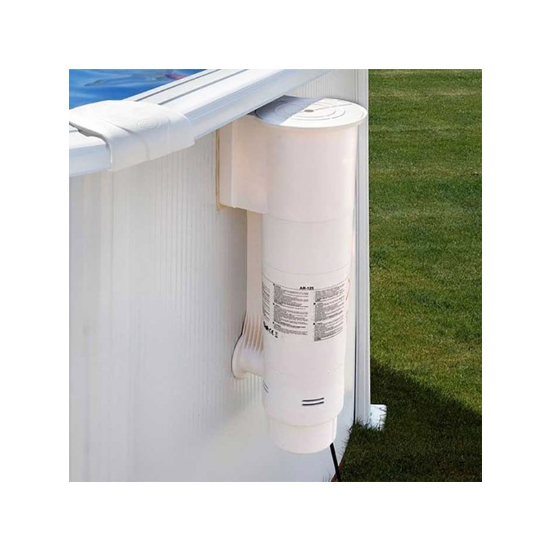 Piscine hors sol acier blanc 300 x 120