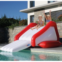 Toboggan gonflable hydrojet