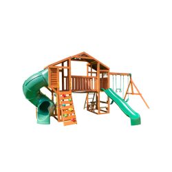 Aire de jeux cabane et portiques Boulder Bluff