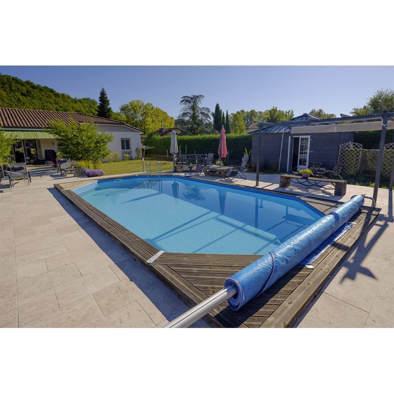 Piscine bois Azura 400x610x H.120 cm octogonale