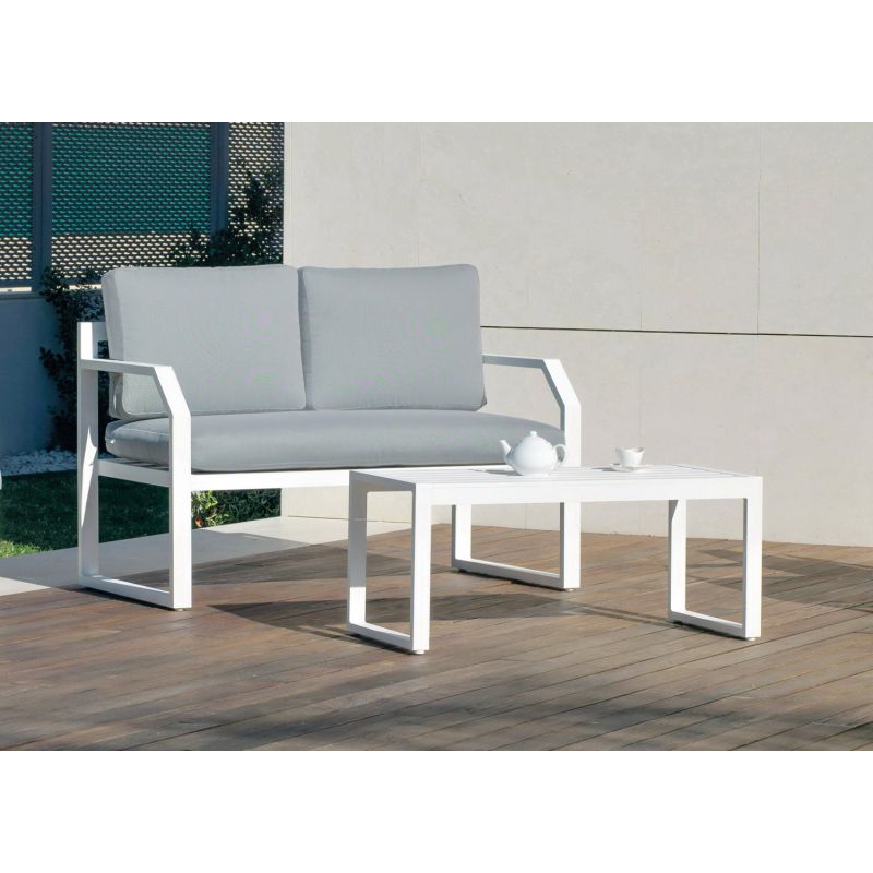 Salon de jardin aluminium Genova 4 places