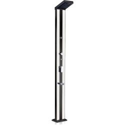 Douche solaire carrée aluminium 38L 