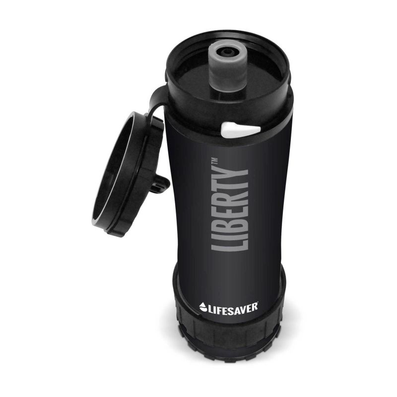 Bouteille purificateur d'eau Liberty Lifesaver noir