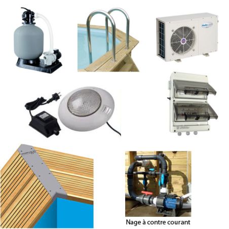 Piscine bois Urban pool Ubbink Piscine bois Urban pool Ubbink