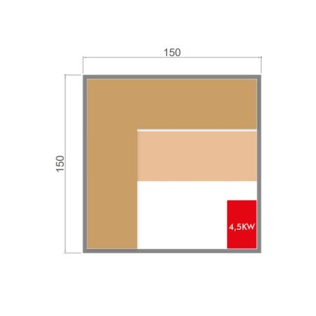 Sauna vapeur Sense 4 places