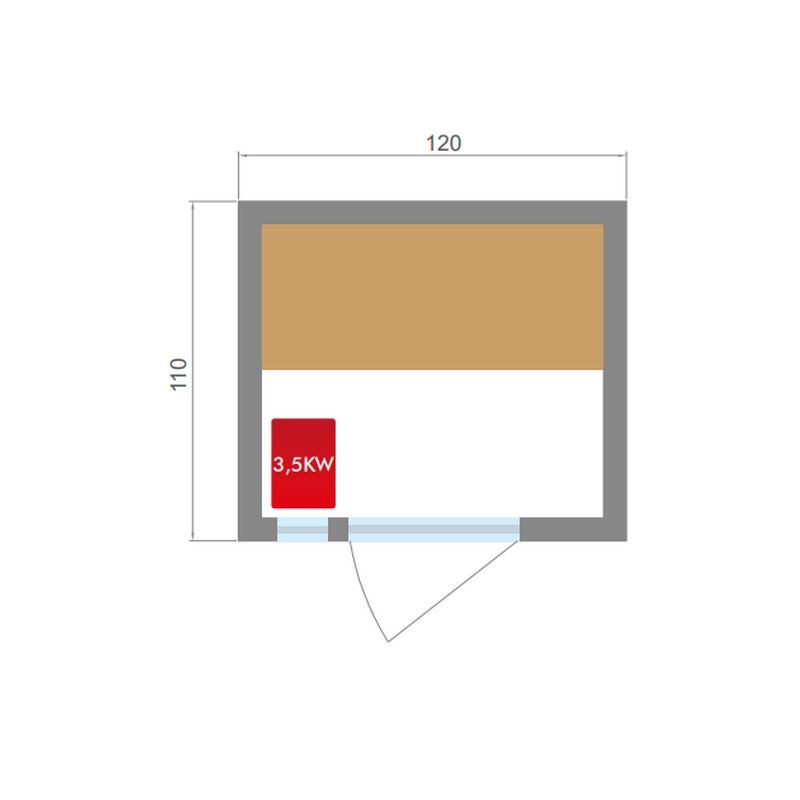 Sauna à vapeur Zen – 2 places