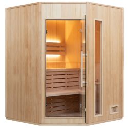 Sauna à vapeur Zen – 3/4 places angulaires