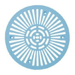 Grilles de bondes de fond Astral 1"1/2 Version béton