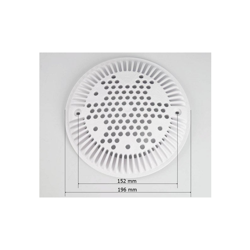 Grilles de bondes de fond hayward gris clair