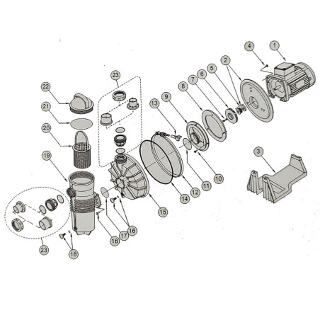 Panier pour pompe Pentair Challenger