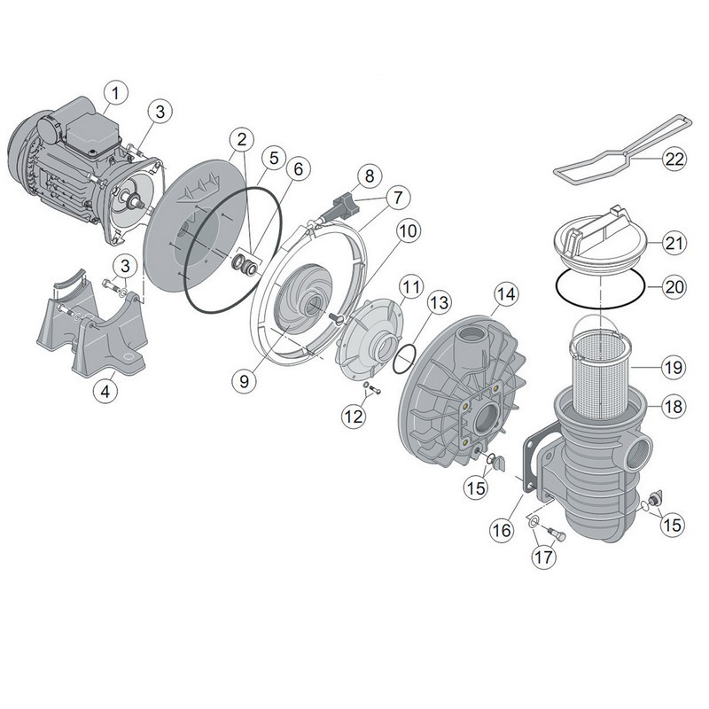 19 - Panier pour pompe STA RITE 5P2R